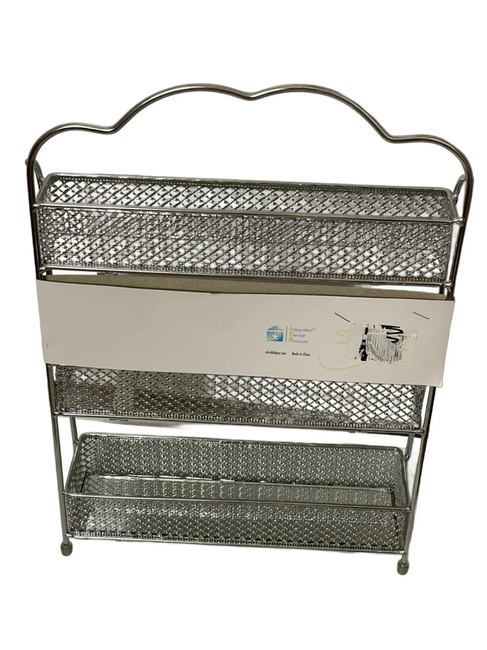 Chrome Finish Nail Polish Organizer Rack - 3 Tier (NWT)